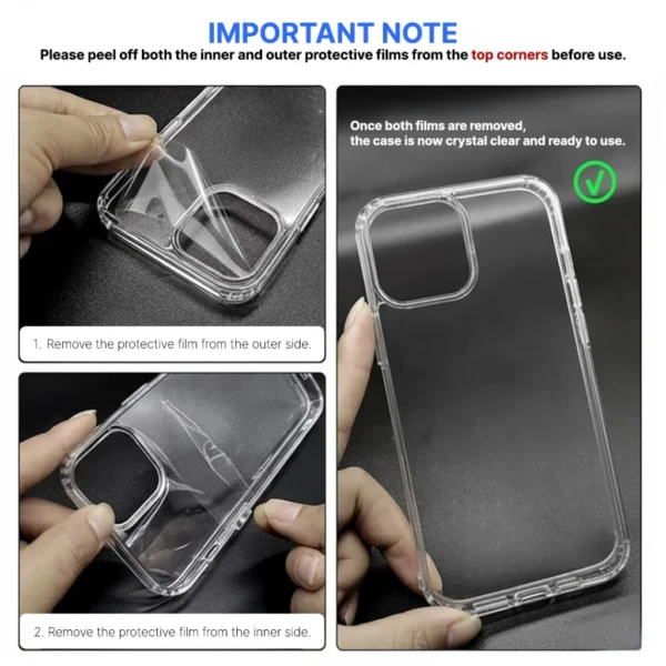Crystal Clear Heavy Duty Protective Case