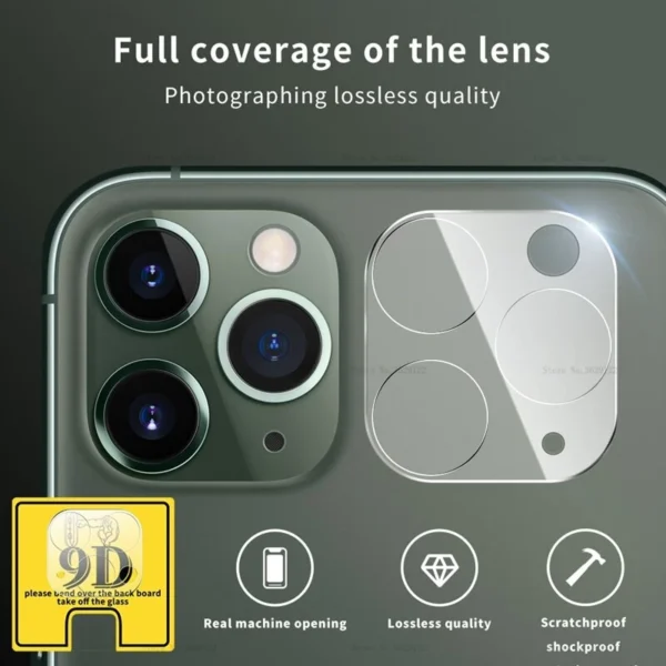 43bbc2db1473a54f0bd69e79a9f4638e 9H Full Cover Tempered Glass Camera Lens Protector
