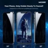 MOSS 111D Privacy Tempered Glass Screen Protector