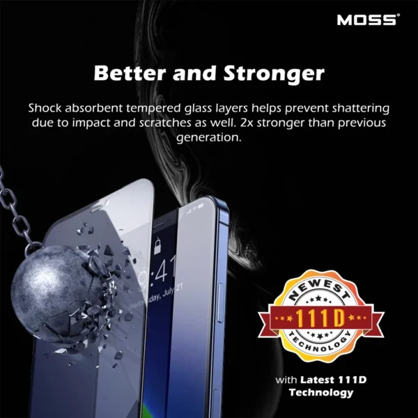 8d936108330f998af2ddd7444f4b0060 MOSS 111D HD Clear Tempered Glass Screen Protector