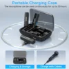Wireless Lavalier Microphone System with Charging Case