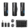 Wireless Lavalier Microphone System with Charging Case