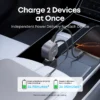 Nano Car Charger 75W with Retractable USB-C Cable