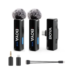 Dual Wireless Lavalier Microphone Kit