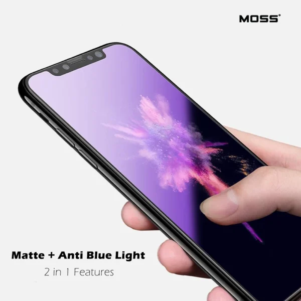 ed2d9ca7c73f564753f117cf38921f30 MOSS 111D Matte Anti Blue Light Tempered Glass Screen Protector