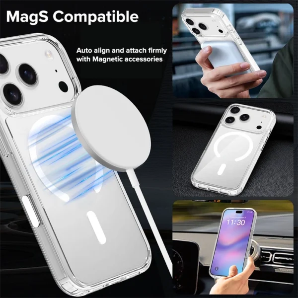 MagSafe Clear Hybrid Shockproof Case