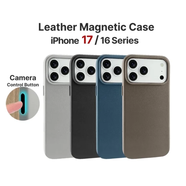 Magnetic Vegan Leather Case