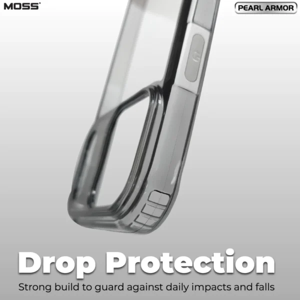DropGuard Pearl Armor Crystal Clear Shockproof Case