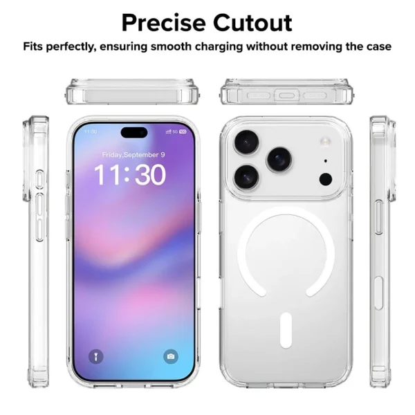 MagSafe Clear Hybrid Shockproof Case