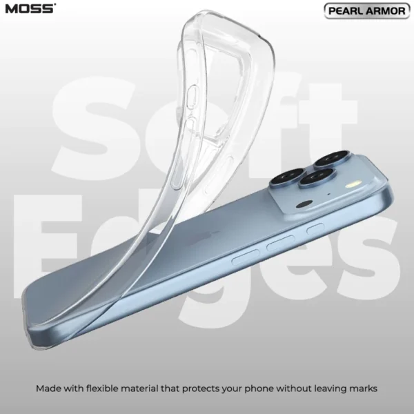 DropGuard Pearl Armor Crystal Clear Shockproof Case