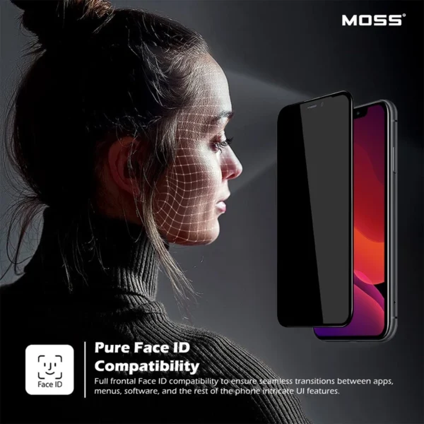 MOSS 111D Privacy Tempered Glass Screen Protector